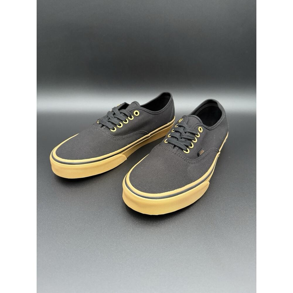 Vans Authentic Black Gum Womens Size 7.5 - Picture 3 of 7